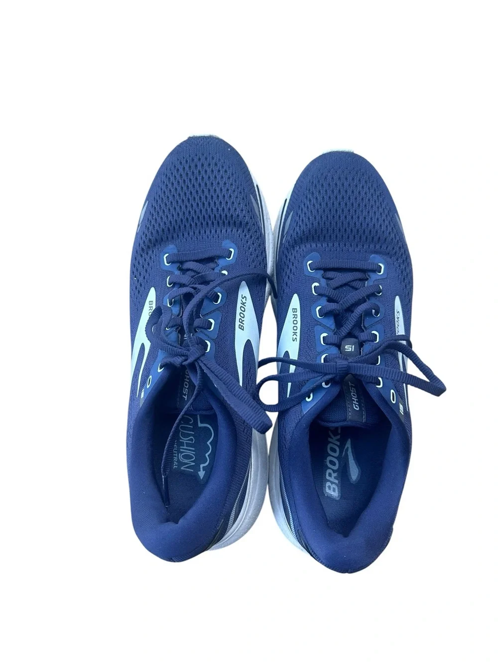 Brooks Ghost‎ 15 Running Shoes Navy Blue  Size 10.5 Narrow
